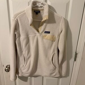Patagonia Off-White Fleece Pullover